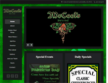 Tablet Screenshot of mccoolspub.com